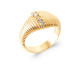 Bague oxydes plaqué or Stepec - IPPPJJBP