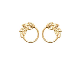 Boucles d'oreilles boutons plaqué or - IJPJXIPP