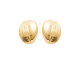 Boucles d'oreilles boutons plaqué or Stepec - IJPUIOPP