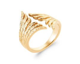 Bague plaqué or oxydes Stepec - IESOXPP