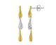 Boucles d'oreilles pendants argent oxydes Jourdan - AJF280087E