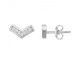 Boucles d'oreilles boutons argent oxydes Phebus - 70400452