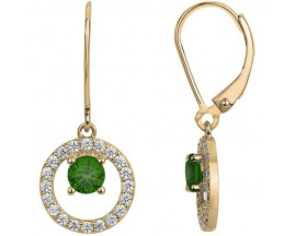 Boucles d'oreilles brisures plaqué or oxydes Phebus - 76400431