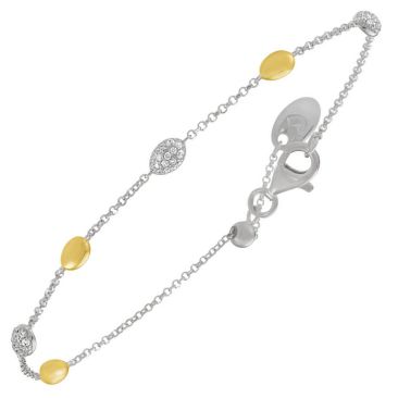 Bracelet argent oxydes Jourdan - AJF280079B