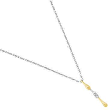 Collier argent oxydes Jourdan - AJF280088N