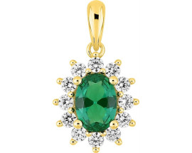 Pendentif plaqué or oxydes Stepec - 136436.4