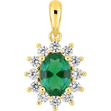 Pendentif plaqué or oxydes Stepec - 136436.4