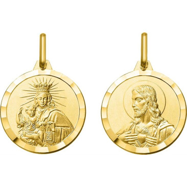 Médaille vierge Scapulaire/Carmel or Stepec - 9KAY3158