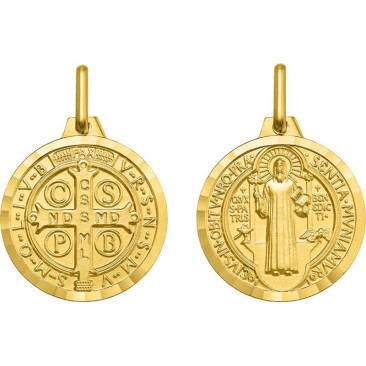 Médaille St Benoit or Stepec - 9KAY3164