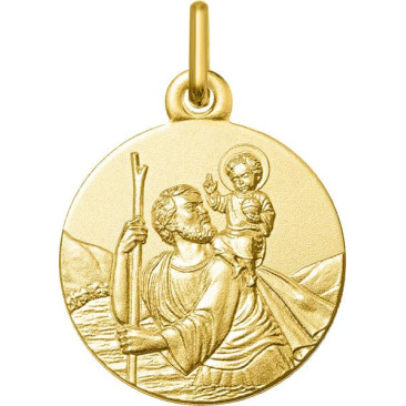 Médaille Saint Christophe or Stepec - AY3052