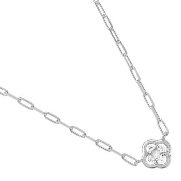 Collier trèfle argent oxydes Charles Garnier - AGF170273N