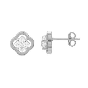 Boucles d'oreilles argent oxydes Charles Garnier - AGF170275E