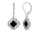 Boucles d'oreilles argent agate, nacre et oxydes Charles Garnier - AGF170283E