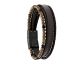Bracelet homme cuir & acier Jourdan - JH340007B