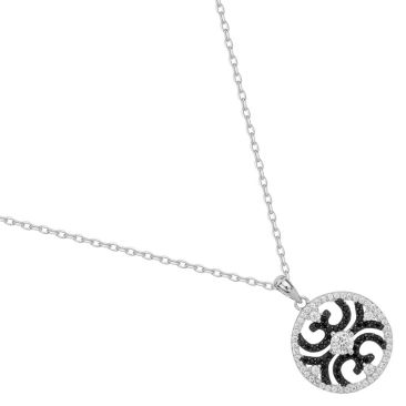 Collier argent oxydes Phebus - 70700849