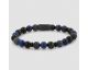Bracelet perles Rebel & Rose Black Series Variations Mix Blue 6 mm - RR-80124-B