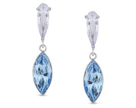 Boucles d'oreilles pendants argent et cristal Spark - A0590A