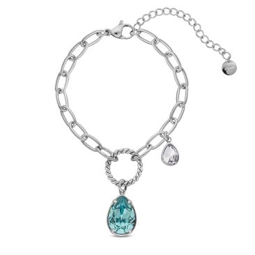 Bracelet acier et cristal Spark - S017LTU