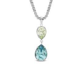 Collier acier et cristal Spark - S022LTU