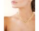 Collier acier doré Stepec - JBIITSUP