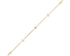 Bracelet plaqué or & oxydes - ESOPESBT