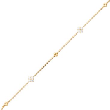 Bracelet plaqué or & oxydes - ESOPESBT