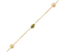 Bracelet plaqué or & oxydes Stepec - ESOBPOBT