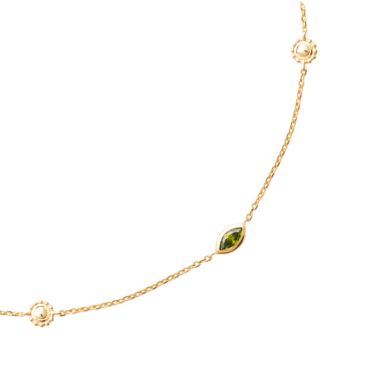 Collier plaqué or & oxydes Stepec - ESOBPOOU