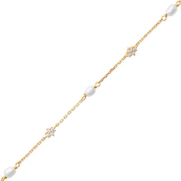 Bracelet perles plaqué or - ESOBJSBT