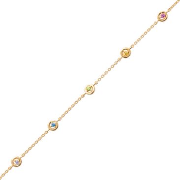 Bracelet oxydes plaqué or - ESOBXSBT