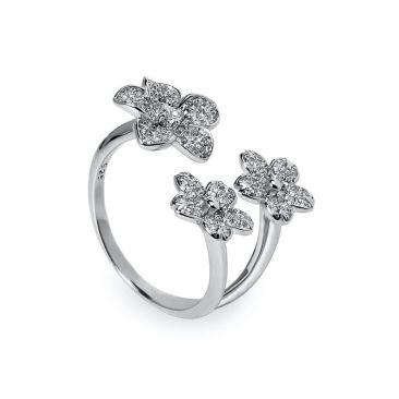 Bague argent & oxydes LINEARGENT - 19941-R