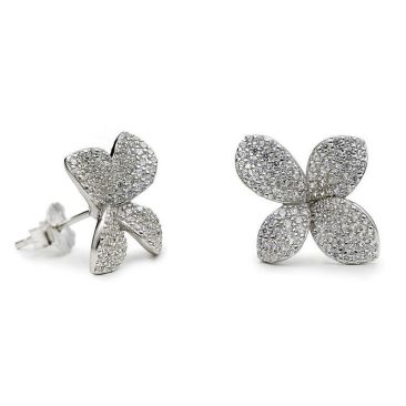 Boucles d'oreilles argent & oxydes LINEARGENT - 19943-A