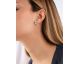 Boucles d'oreilles argent & oxydes LINEARGENT - 19943-A