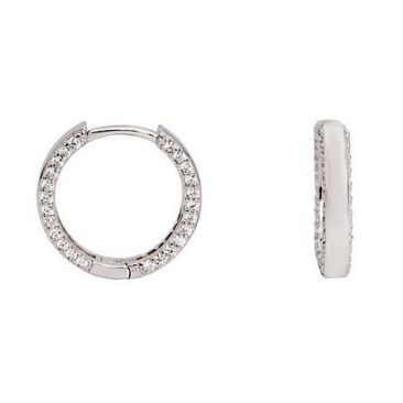 Boucles d'oreilles argent & oxydes LINEARGENT - 20017-A