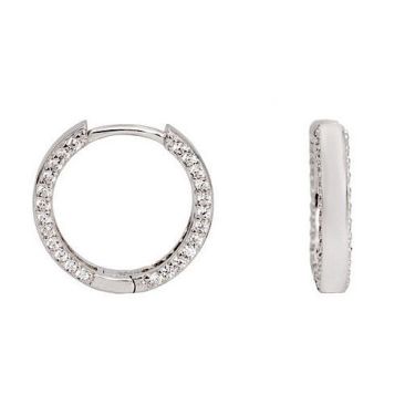 Boucles d'oreilles argent & oxydes LINEARGENT - 20018-A