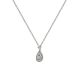 Collier argent & oxydes LINEARGENT - 20069-PE