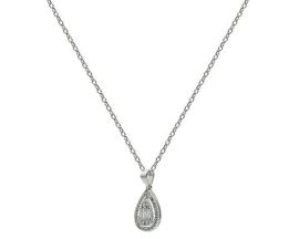 Collier argent & oxydes LINEARGENT - 20069-PE