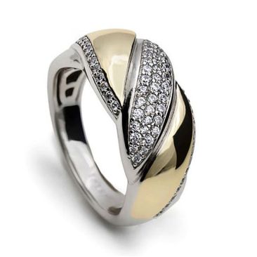 Bague argent et oxydes LINEARGENT - 20108-R