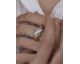 Bague argent et oxydes LINEARGENT - 20108-R