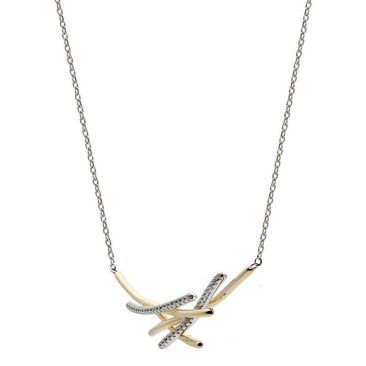 Collier argent oxydes LINEARGENT - 20125-C
