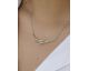 Collier argent oxydes LINEARGENT - 20125-C