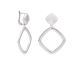 Boucles d'oreilles argent oxydes LINEARGENT- 20142-A