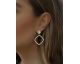 Boucles d'oreilles argent oxydes LINEARGENT- 20142-A