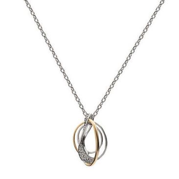 Collier argent et oxydes LINEARGENT - 20167-PE