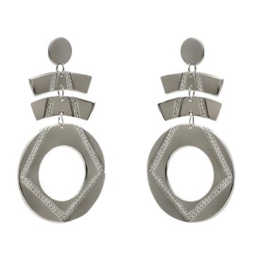 Boucles d'oreilles argent & oxydes LINEARGENT - 20255-A