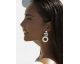 Boucles d'oreilles argent & oxydes LINEARGENT - 20255-A
