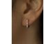 Boucles d'oreilles argent & oxydes LINEARGENT - 20351-A