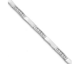 Bracelet argent oxydes LINEARGENT - 10942-P