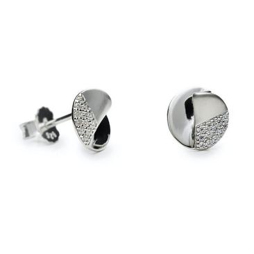 Boucles d'oreilles argent & oxydes LINEARGENT - 19921-A