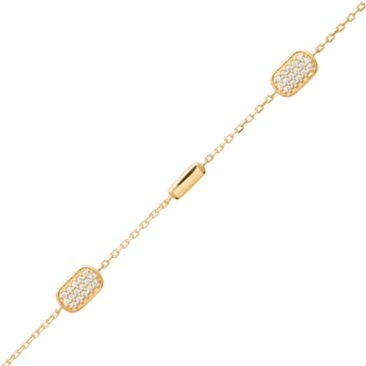 Bracelet oxydes plaqué or - ESOBSOBT